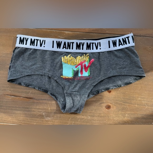 Hybrid Apparel Other - MTV Y2K Hipster Boyshorts | NWOT Retro Music Logo